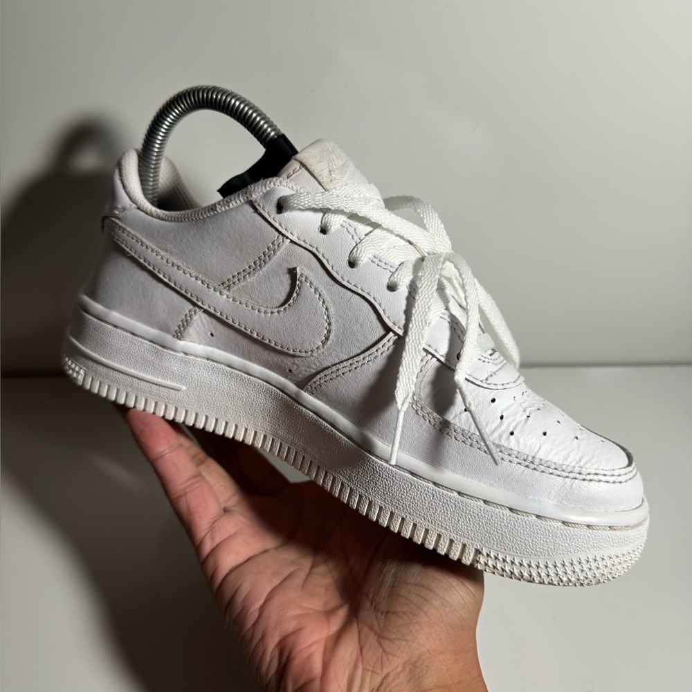 Nike Air Force 1 ‘07 Low “Triple White” GS Size 4Y - Picture 4 of 12